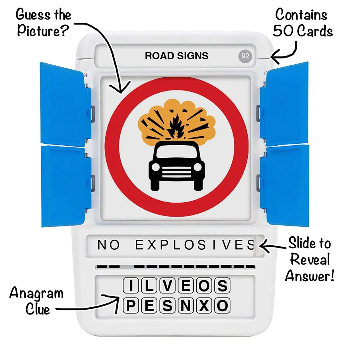100 Pics Road Signs UK Card Quiz Game