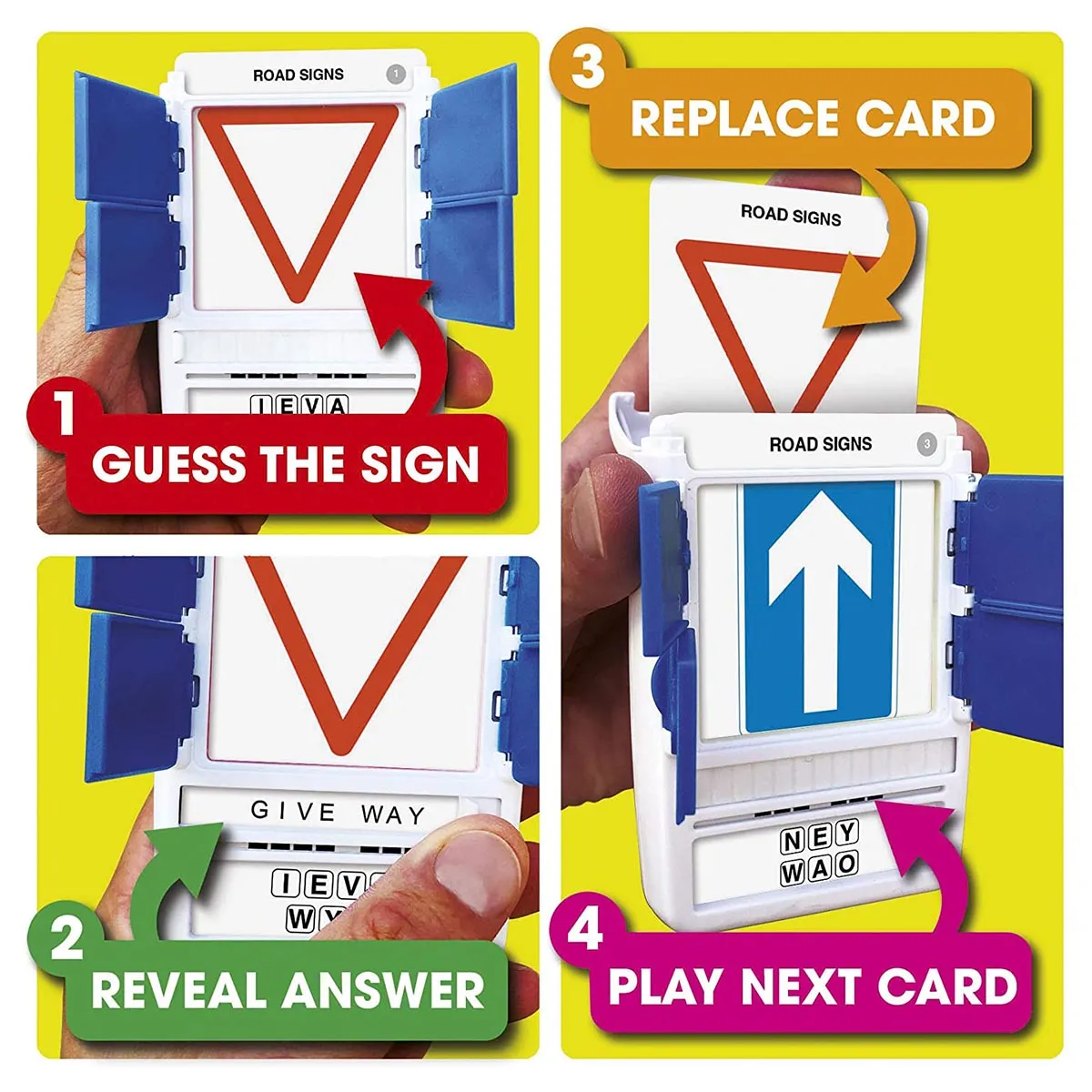 100 Pics Road Signs UK Card Quiz Game