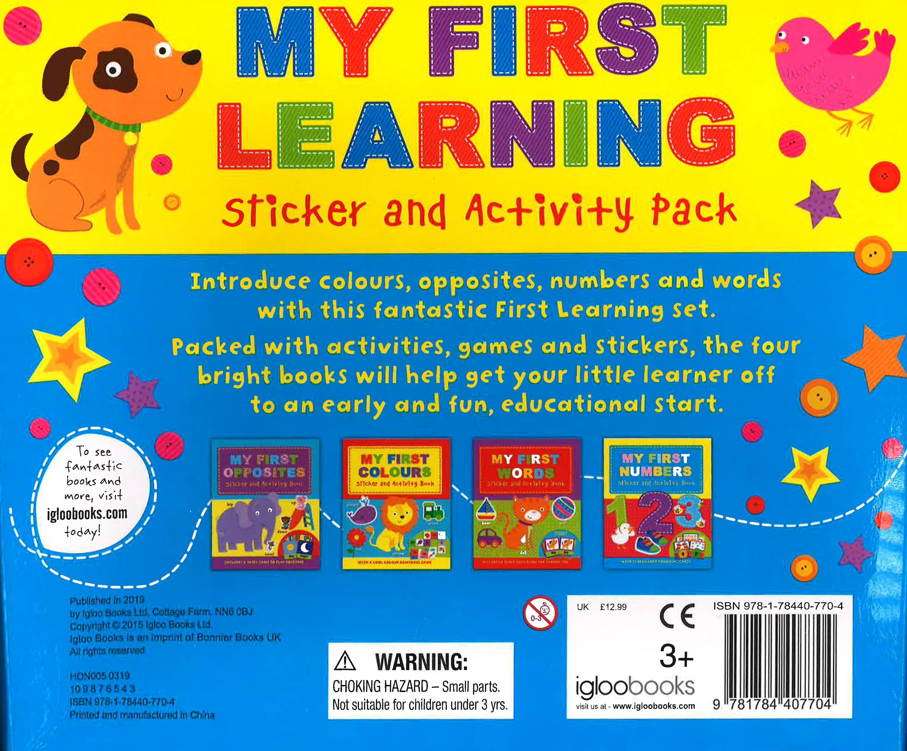 1000'S Of Stickers: My First Learning Sticker And Activity Pack