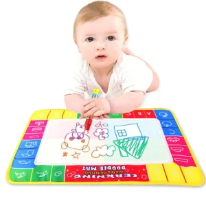 2016 New 29X19cm Children baby toy Water Drawing Painting Writing Mat Board & Magic Pen Doodle Toy Gift Learning Drawing Toys