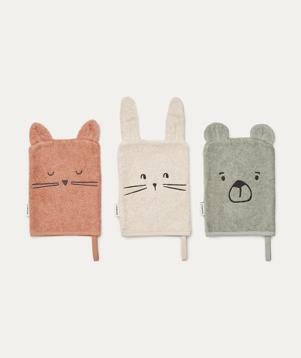 3 Pack Sylvester Washcloth - Multi