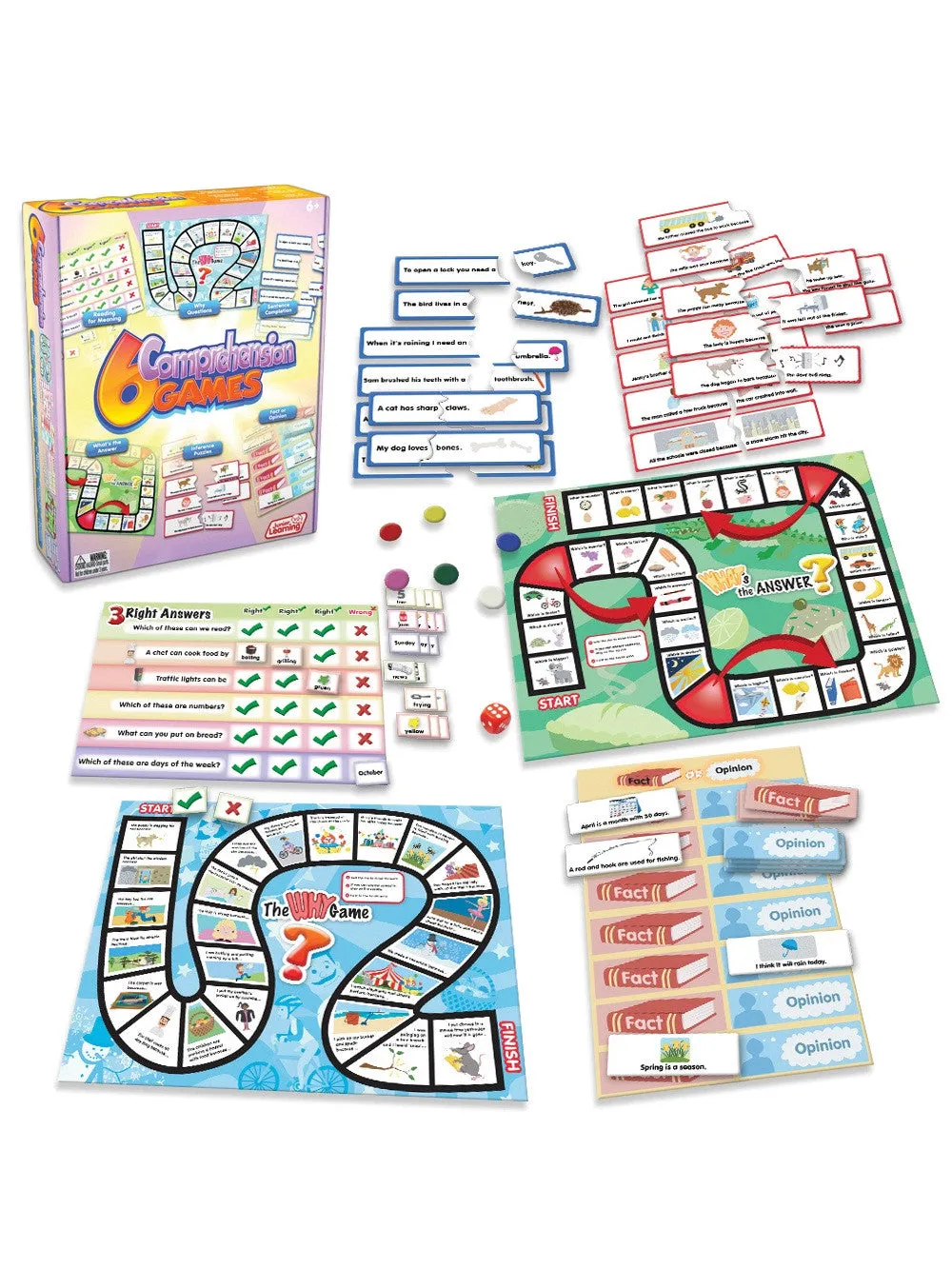 6 Comprehension Games