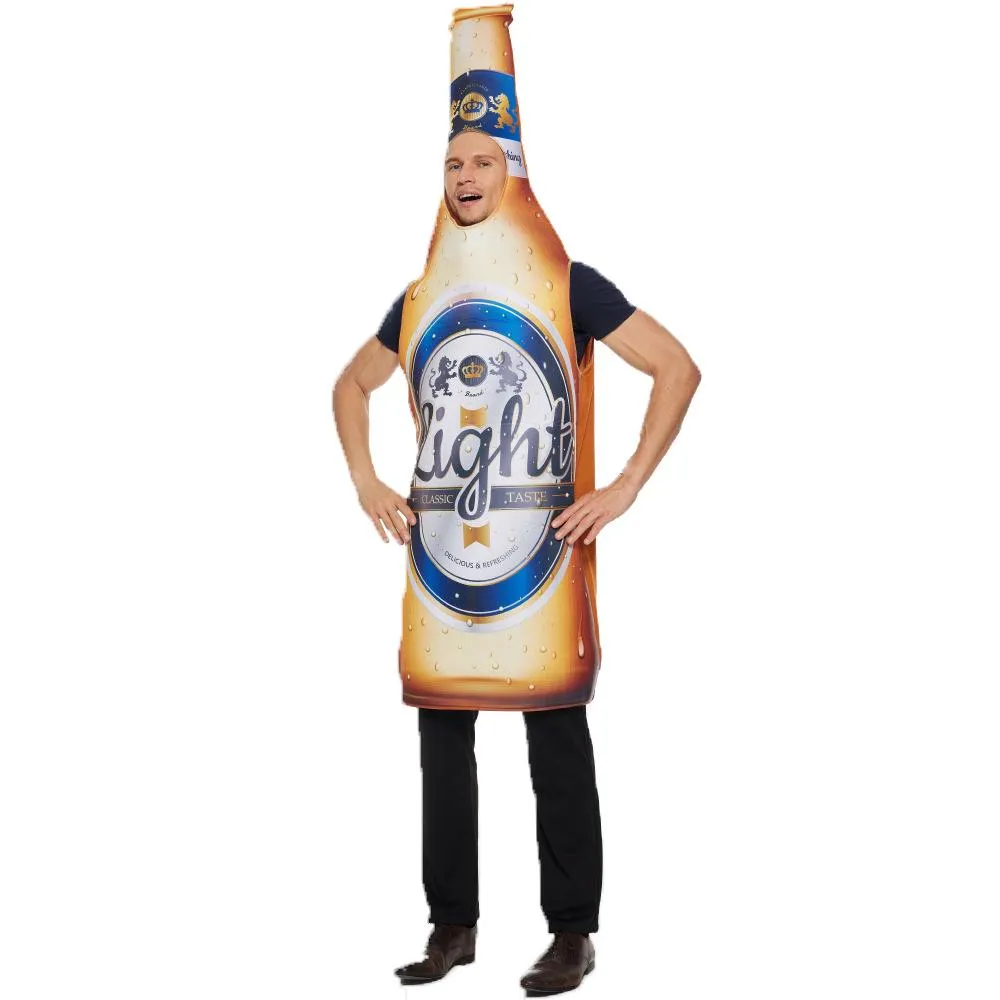 Adult beer bottle Oktoberfest Funny Novelty Halloween Cosplay Costume