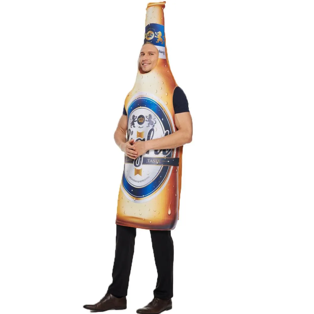 Adult beer bottle Oktoberfest Funny Novelty Halloween Cosplay Costume