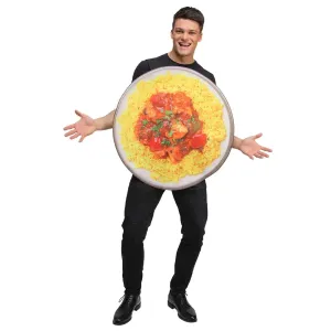 Adults Funny Tikka Masala Curry Food Fancy Dress Costume One Size