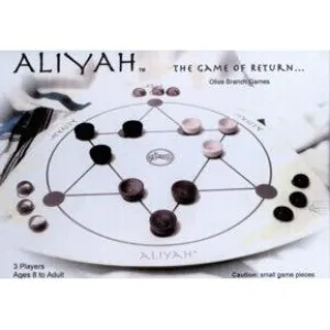 ALIYAH - The Game of Return - 3 Players Ages 8 to Adult (Travel Edition)
