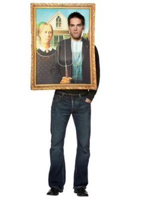 American Gothic Picture Frame Costume