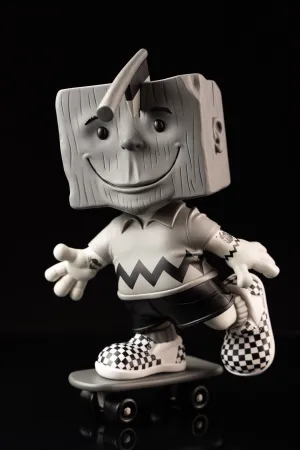 Blockhead BW - signed by sculptor 1/1