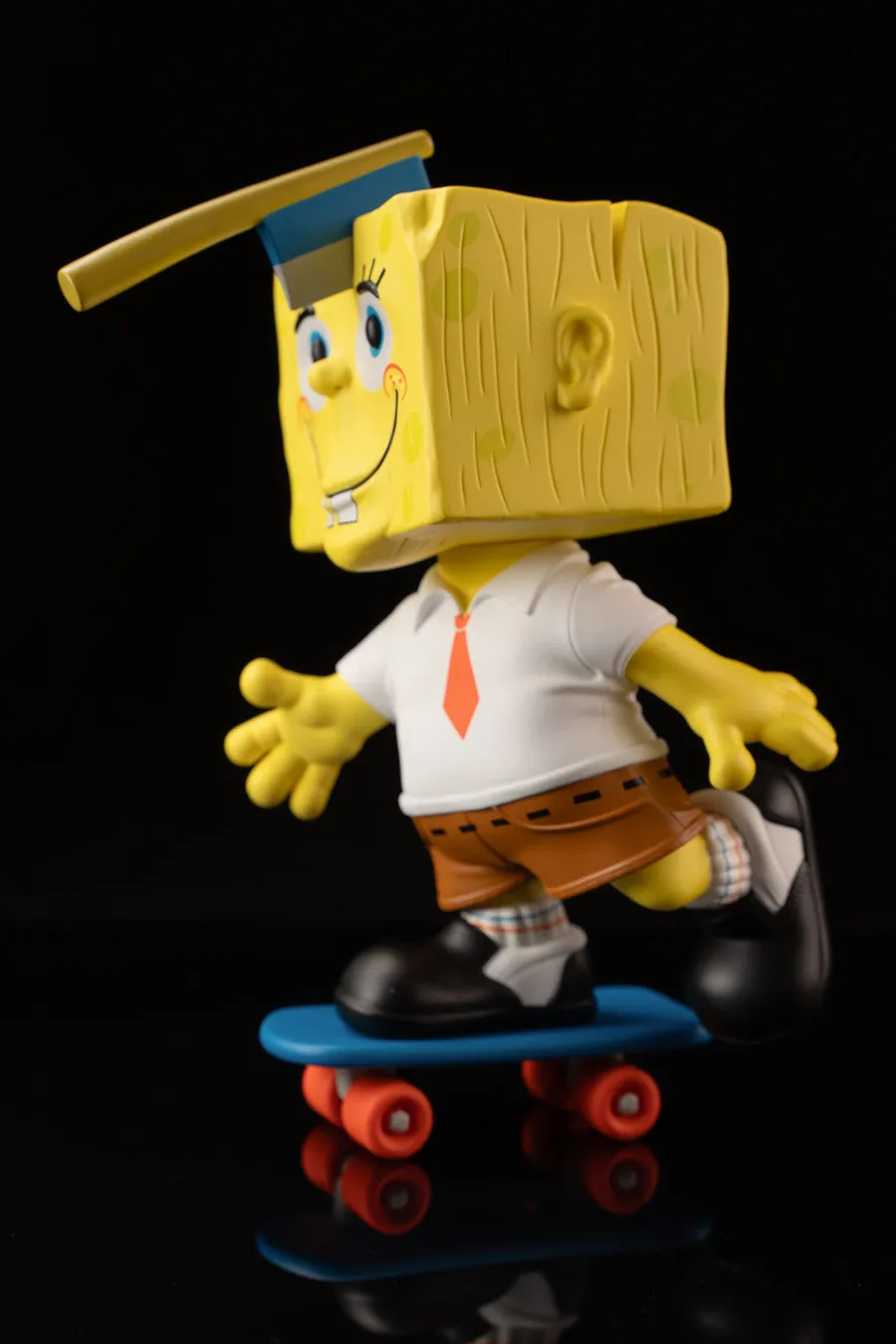 Blockhead SpongeBob - signed by sculptor 1/1