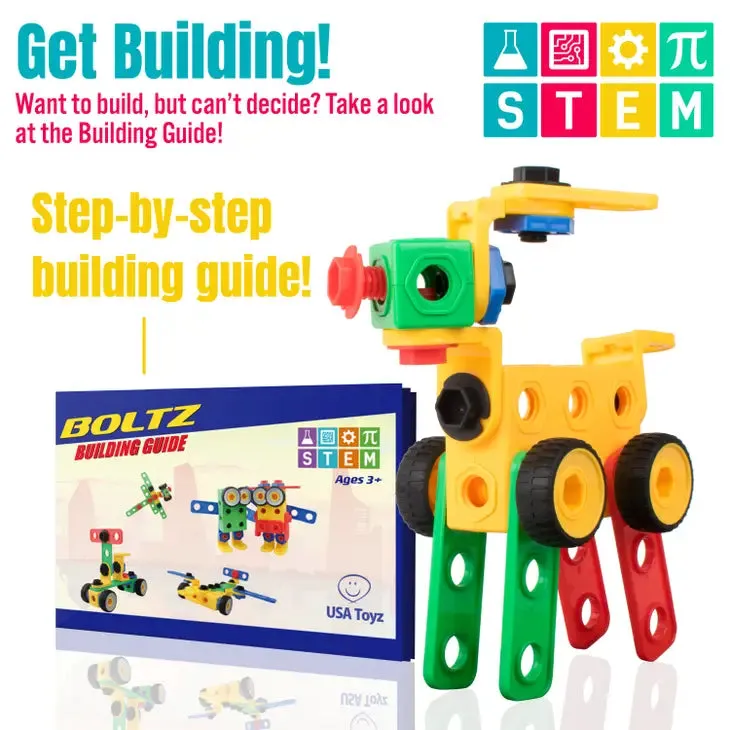 Boltz 101pc Stem Learning Building Toy