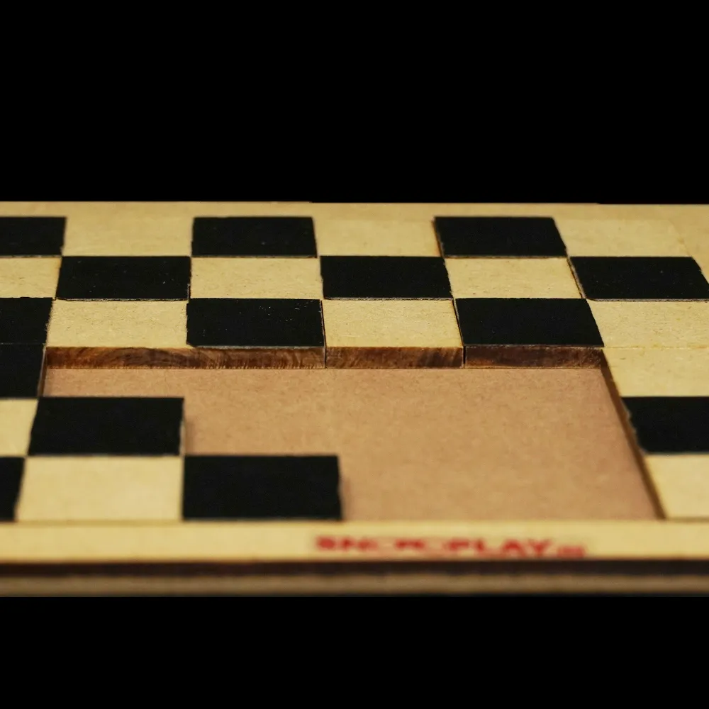 Braille Puzzle Board Game (Hand Painted Wooden Board)