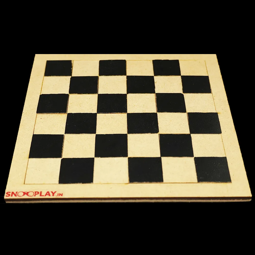 Braille Puzzle Board Game (Hand Painted Wooden Board)