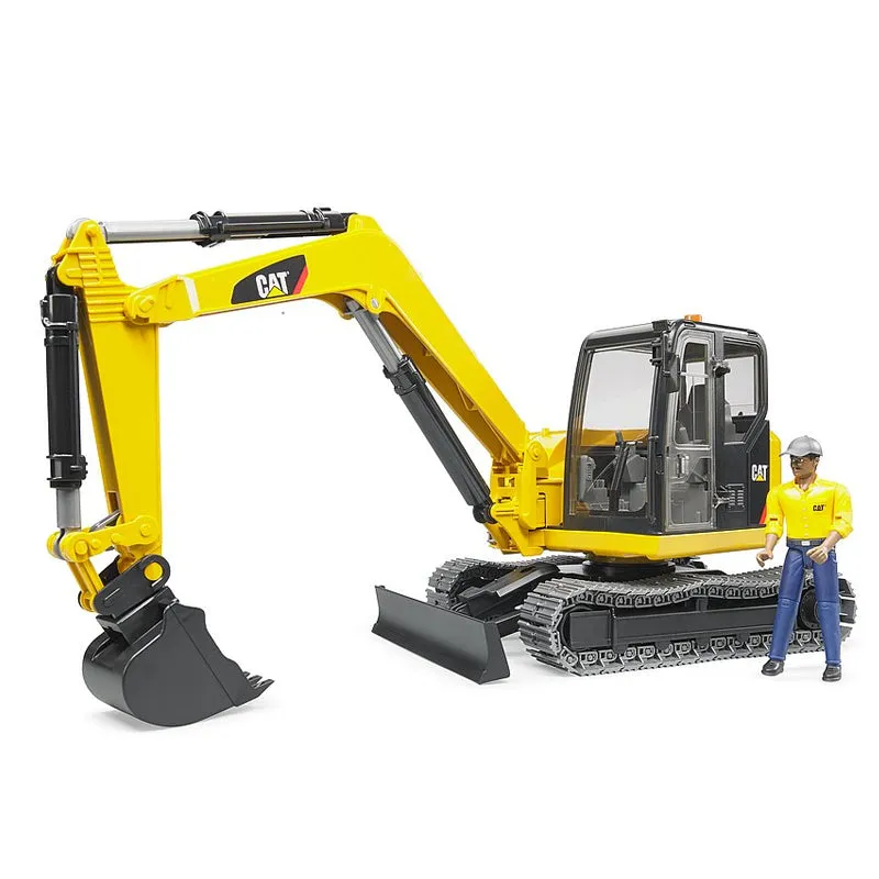 Bruder 02467 CAT Mini Excavator w/ Worker