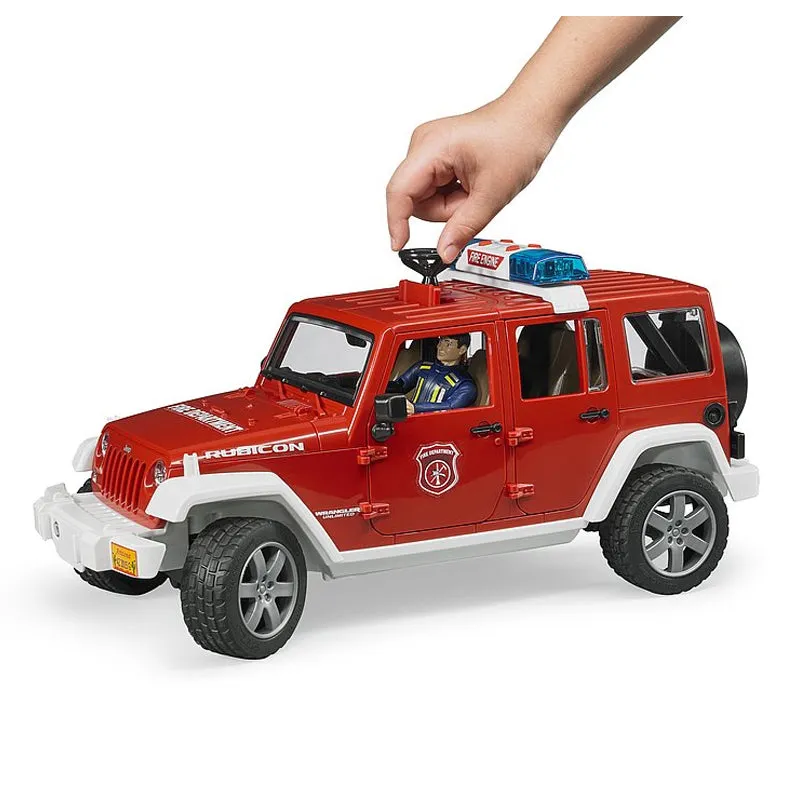 Bruder 02528 Jeep Rubicon Fire Rescue w/ Fireman