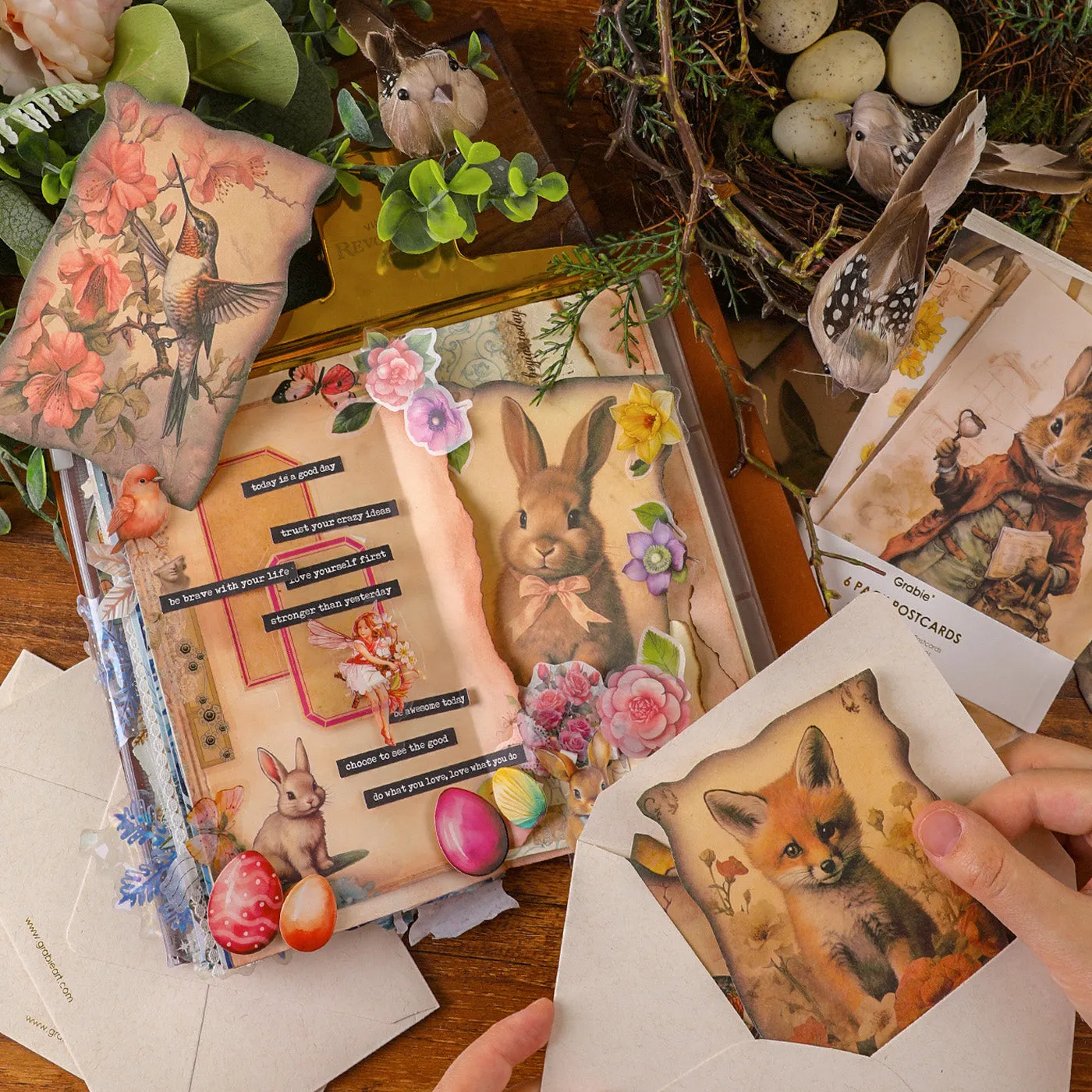 Bunny-Themed Grabie Scrapbook Club Box