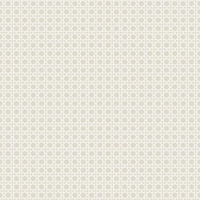 Caning Peel & Stick Wallpaper in Tan