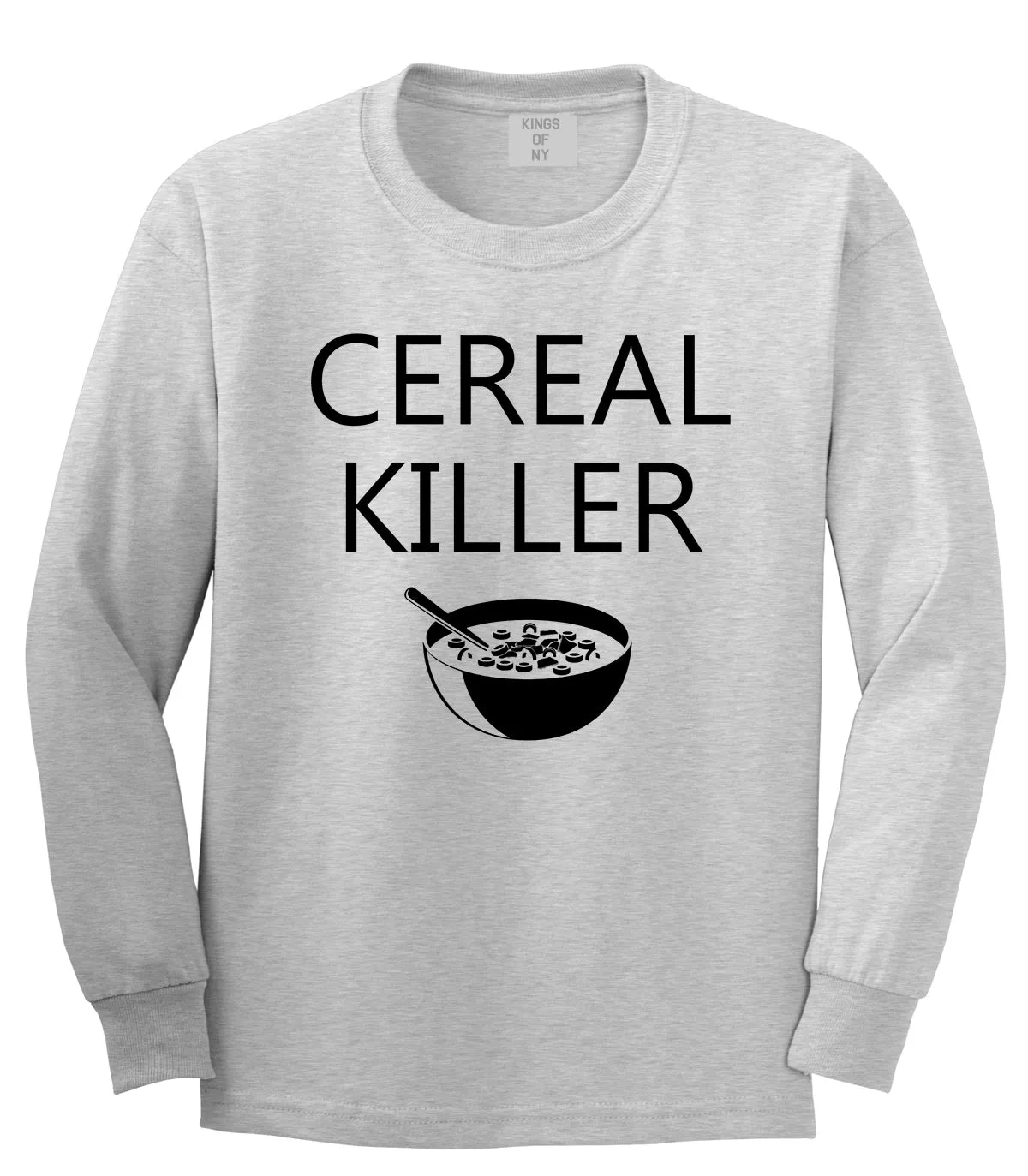 Cereal Killer Funny Halloween Mens Long Sleeve T-Shirt