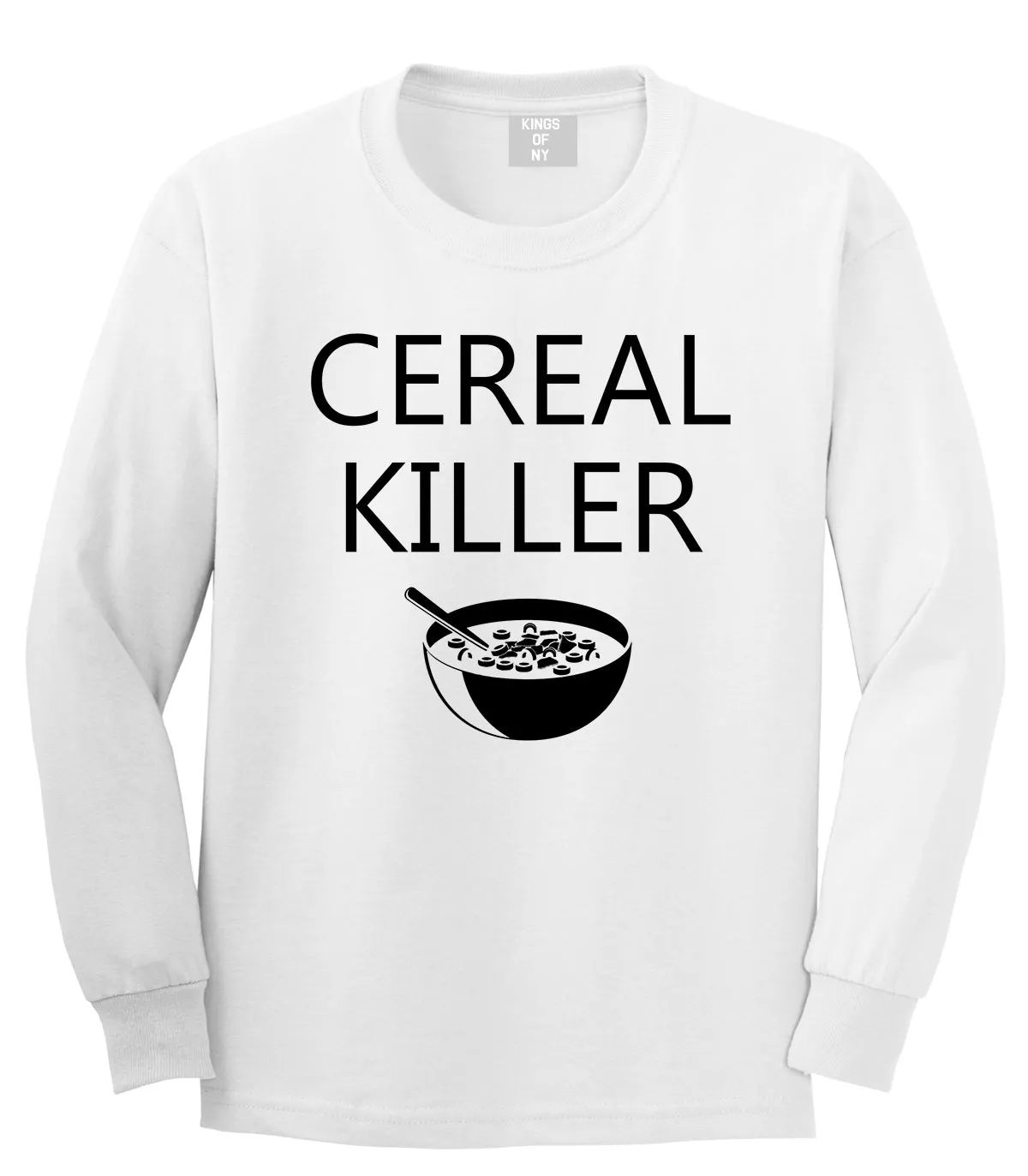 Cereal Killer Funny Halloween Mens Long Sleeve T-Shirt