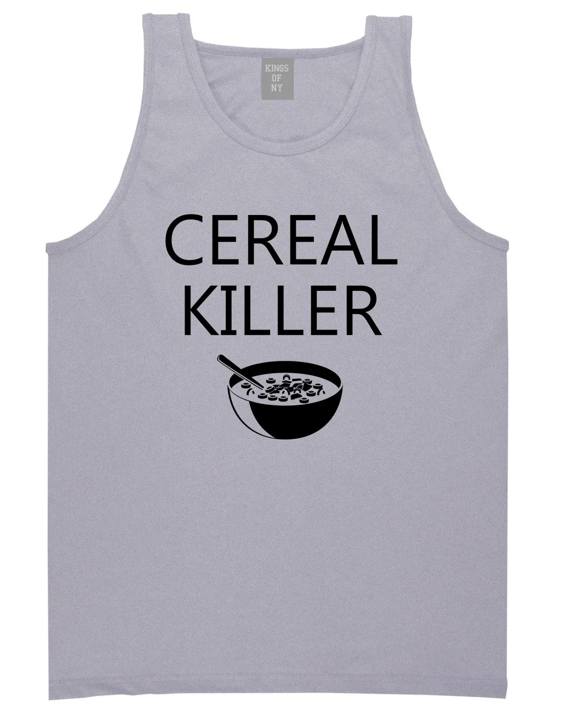 Cereal Killer Funny Halloween Mens Tank Top T-Shirt