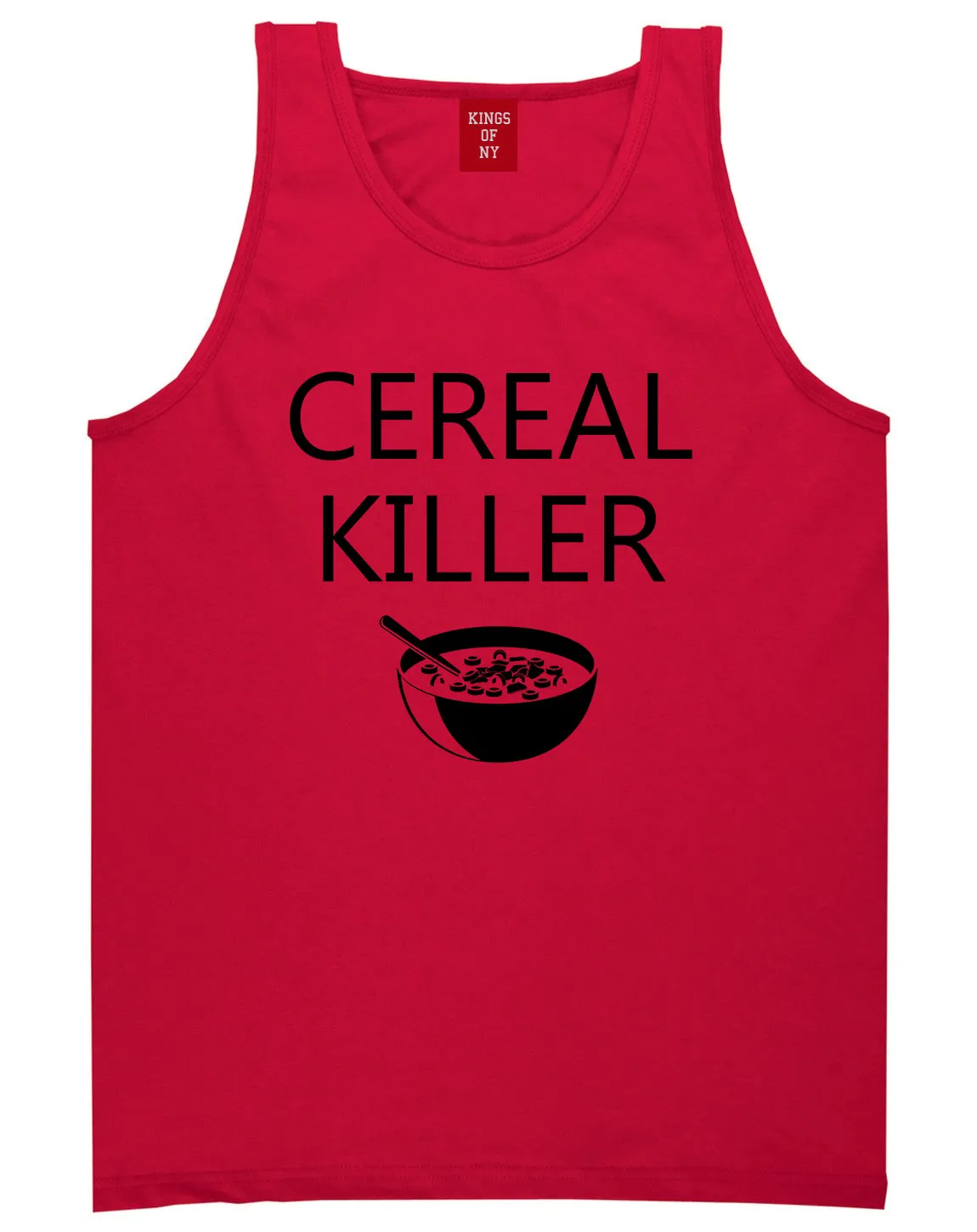 Cereal Killer Funny Halloween Mens Tank Top T-Shirt