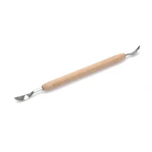 Clay and Ceramics Cleaning Tool Double End Wood Handle