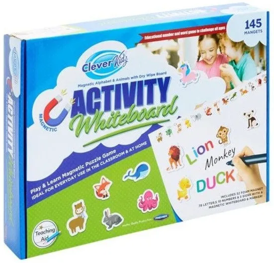 Clever Kidz Activity Whiteboard Gift Set