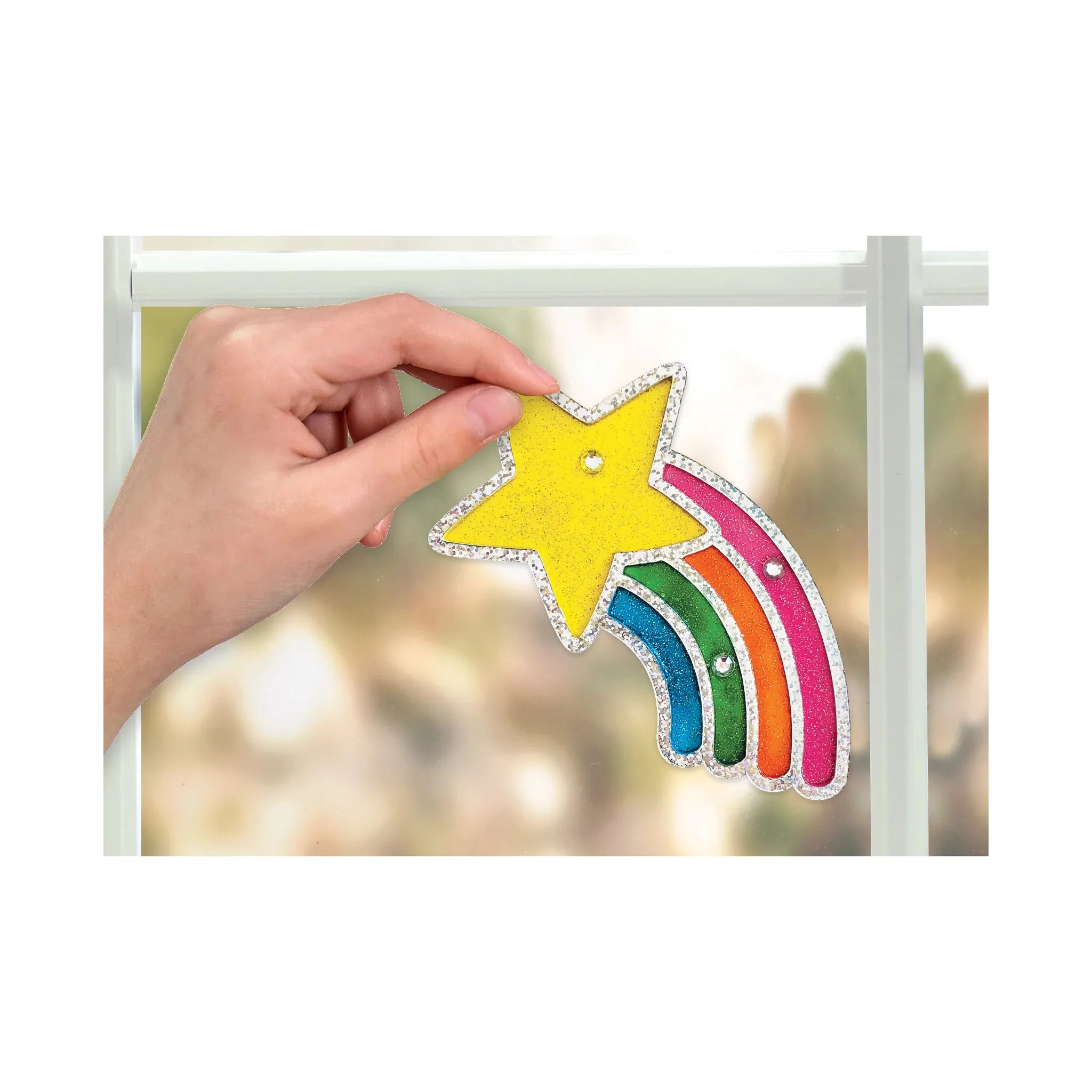 Creativity for Kids 6344 Easy Sparkle Window Art