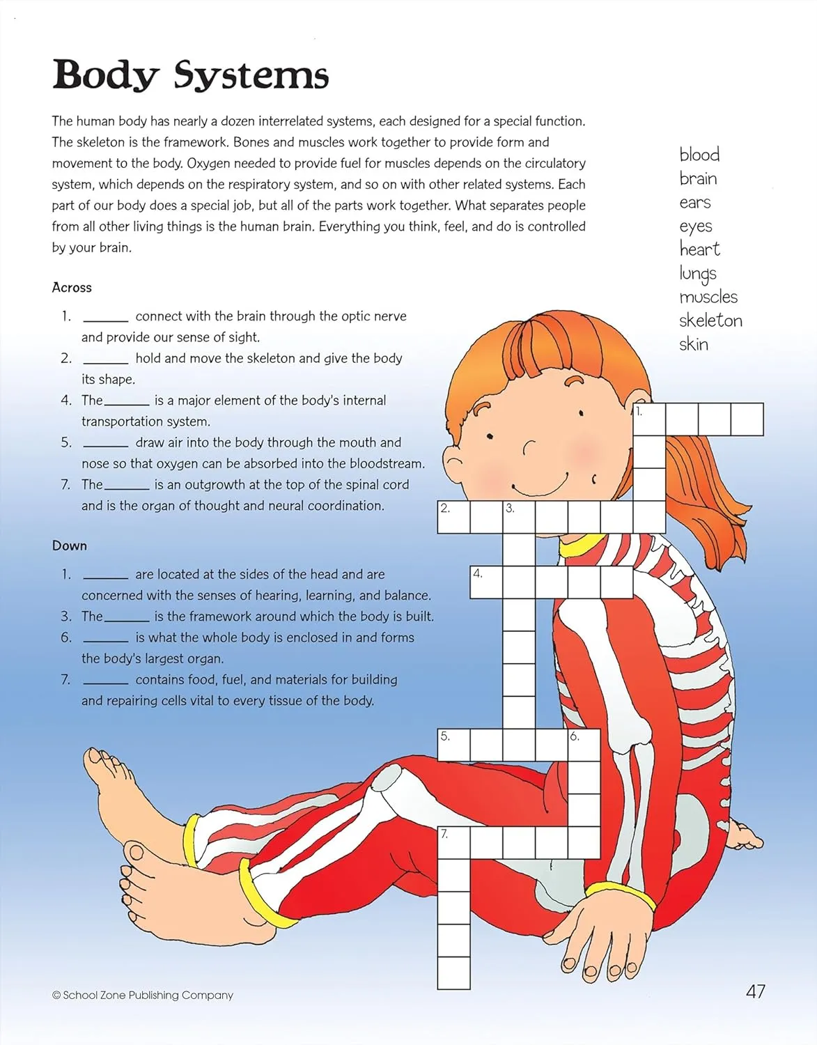 Crosswords Workbook - Ages 6 , Word Puzzles, Vocabulary, Spelling, and More