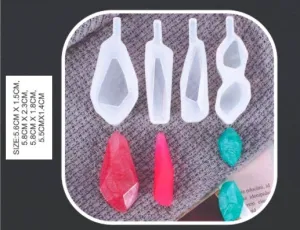 Crystal Mould Silicone Mold Combo for casting UV Resin,Epoxy resin