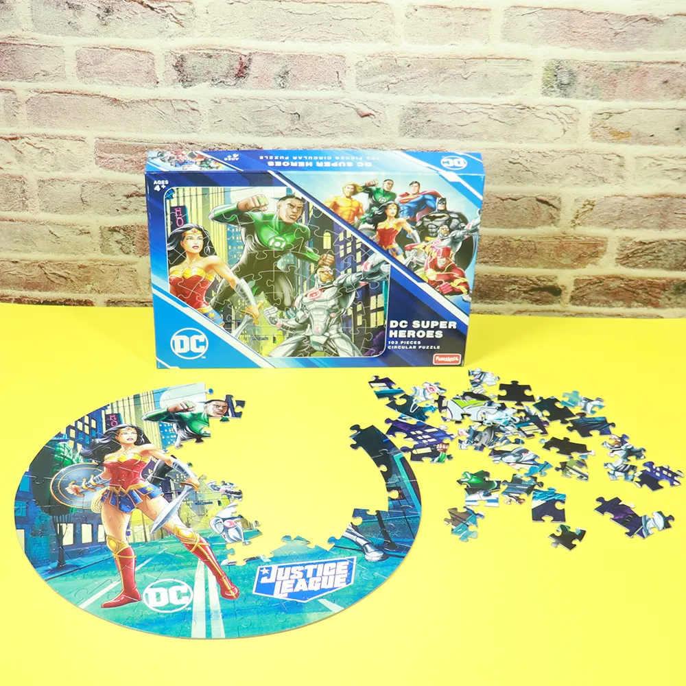 DC Super Heroes Jigsaw Puzzle (103 Pieces) - Green Lantern, Cyborg & Wonder Woman