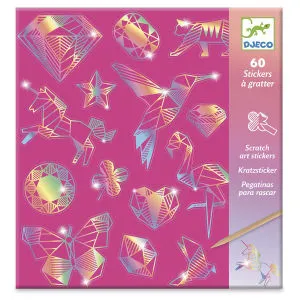 Diamond Scratch Stickers