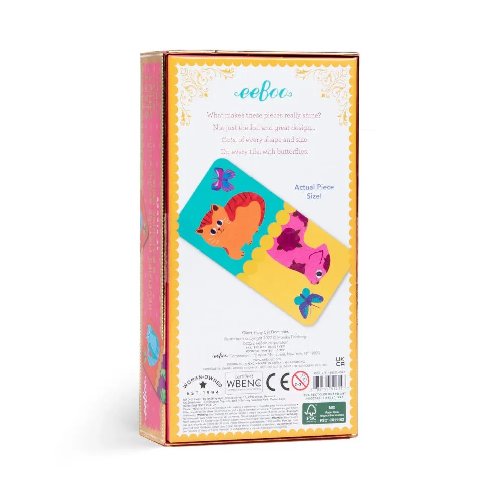 eeBoo Giant Dominoes - Shiny Cat