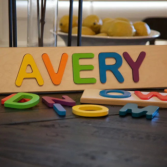 Fat Brain Personalized Wooden Puzzle