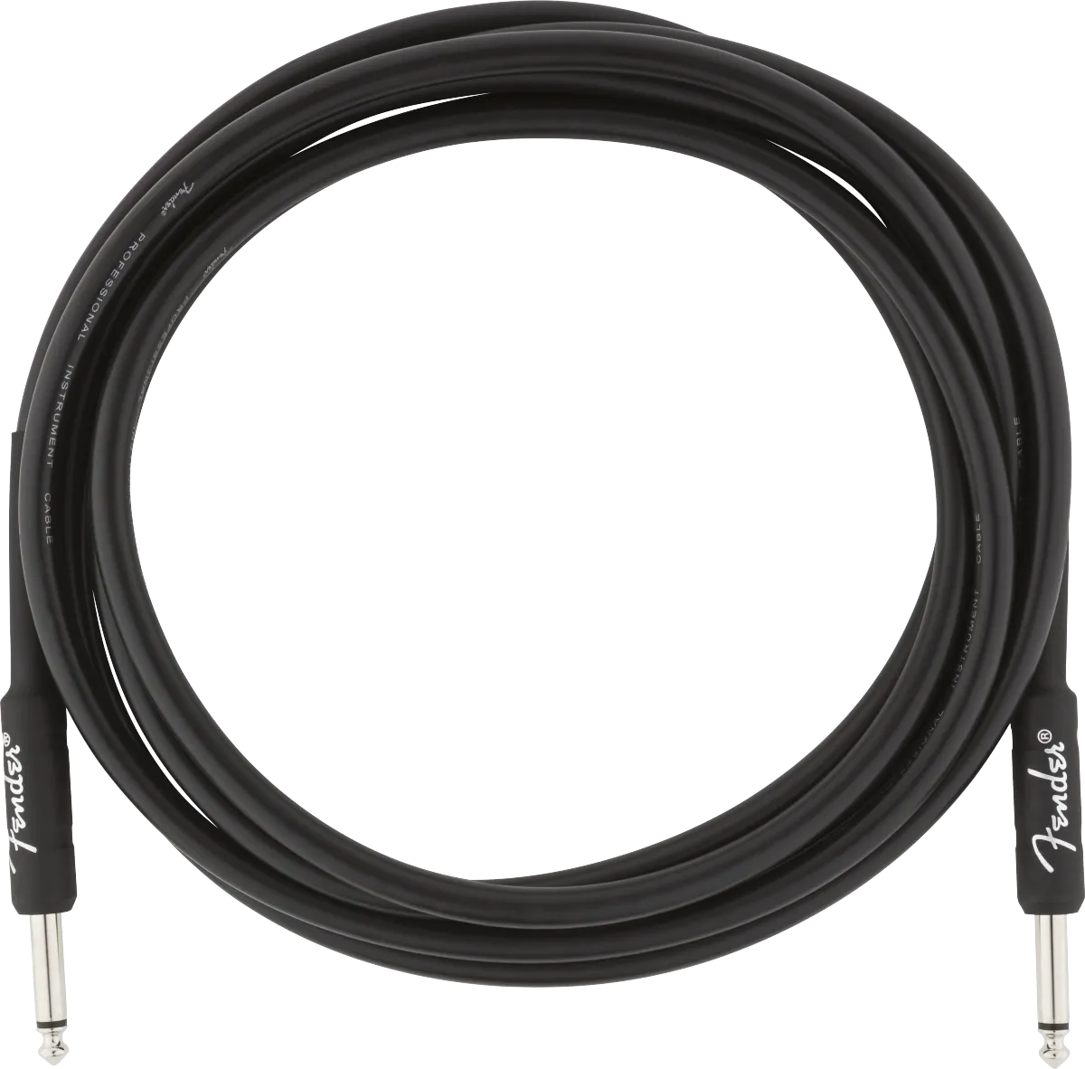 Fender PROFESSIONAL Instrument Cable (Black) - 10'
