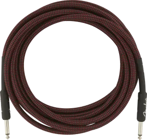 Fender PROFESSIONAL Instrument Cable (Red Tweed) - 15'
