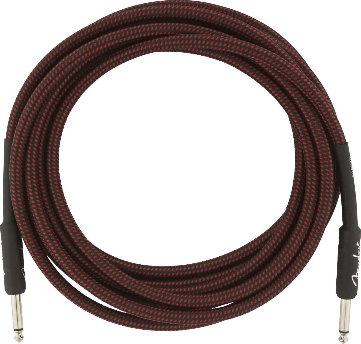 Fender PROFESSIONAL Instrument Cable (Red Tweed) - 15'