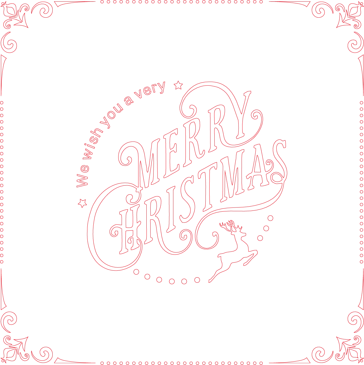 Festive Delight: Laser-Engraved Merry Christmas Decoration