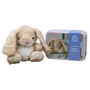 Floral Bunny Sew Me Up Gift in a Tin