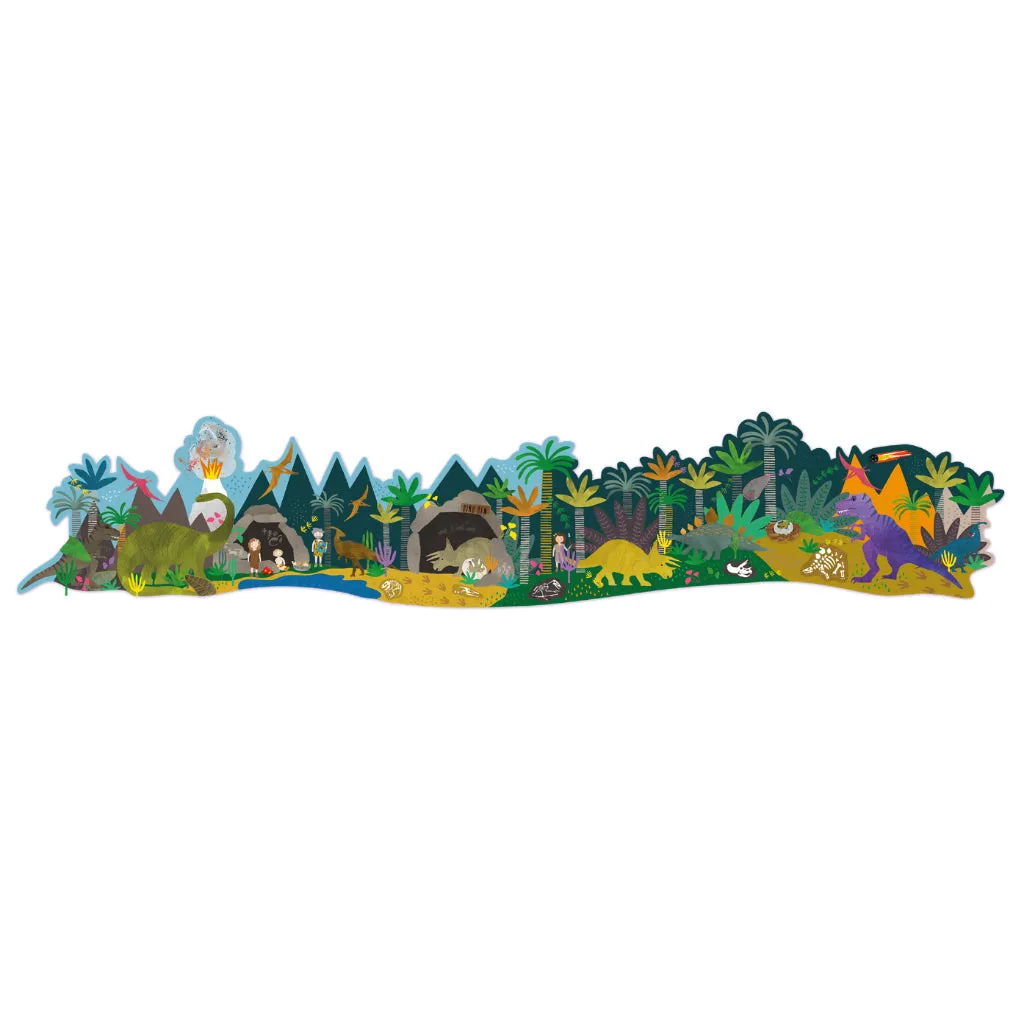 Floss & Rock 60pc Giant Floor Puzzle with Pop Out Pieces - Dinosaur