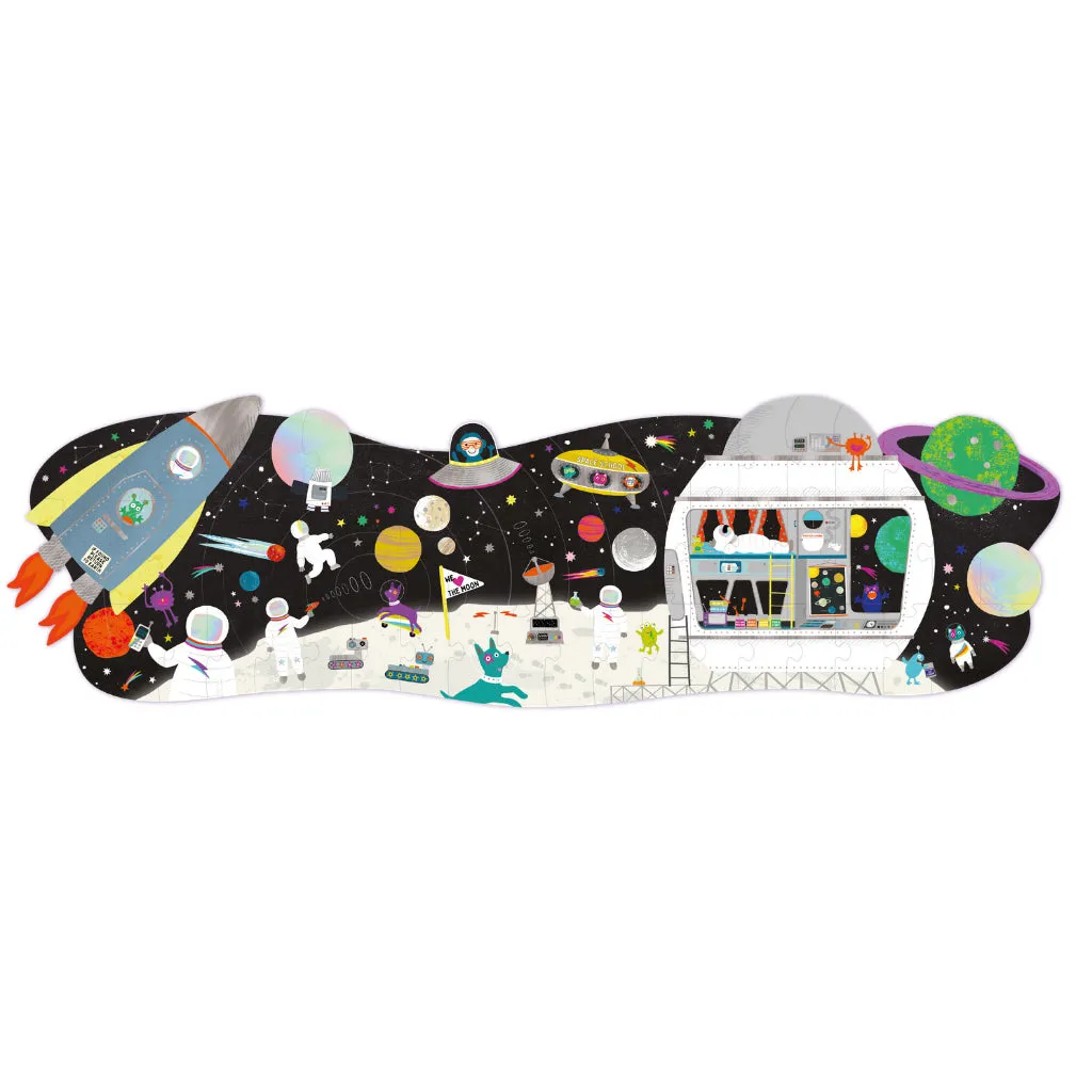 Floss & Rock 60pc Giant Floor Puzzle with Pop Out Pieces - Space