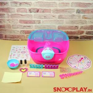 Foot Spa Salon Set (Electronic Playset with Bubbles & Music) For Kids