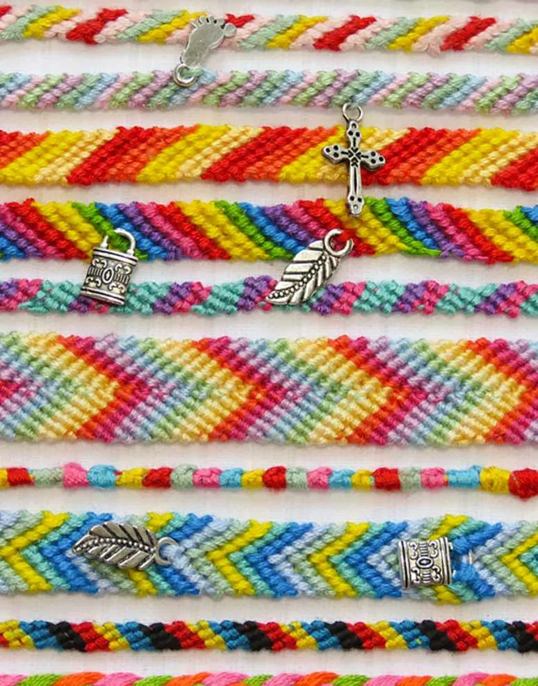 Friendship Bracelet Making Kit, Buttonbag