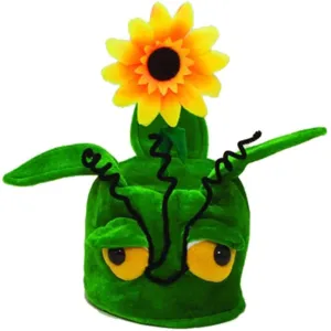 Funny Frog & Flower Hat