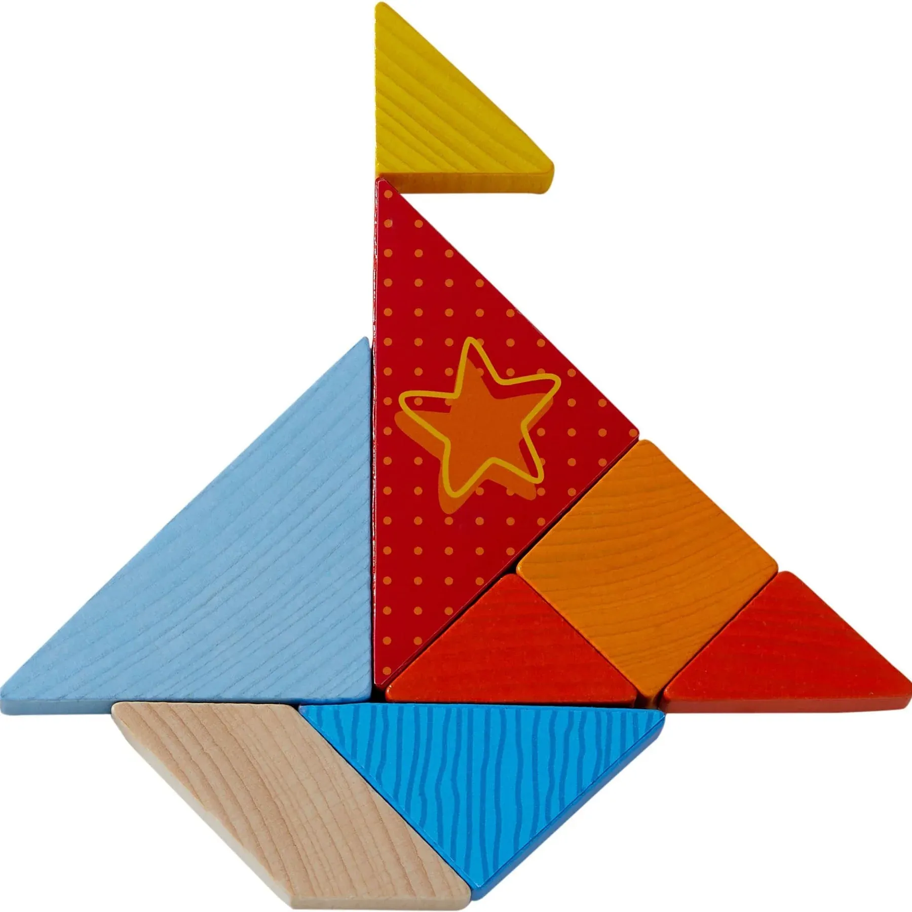 Haba Arranging Game Funny Faces Tangram