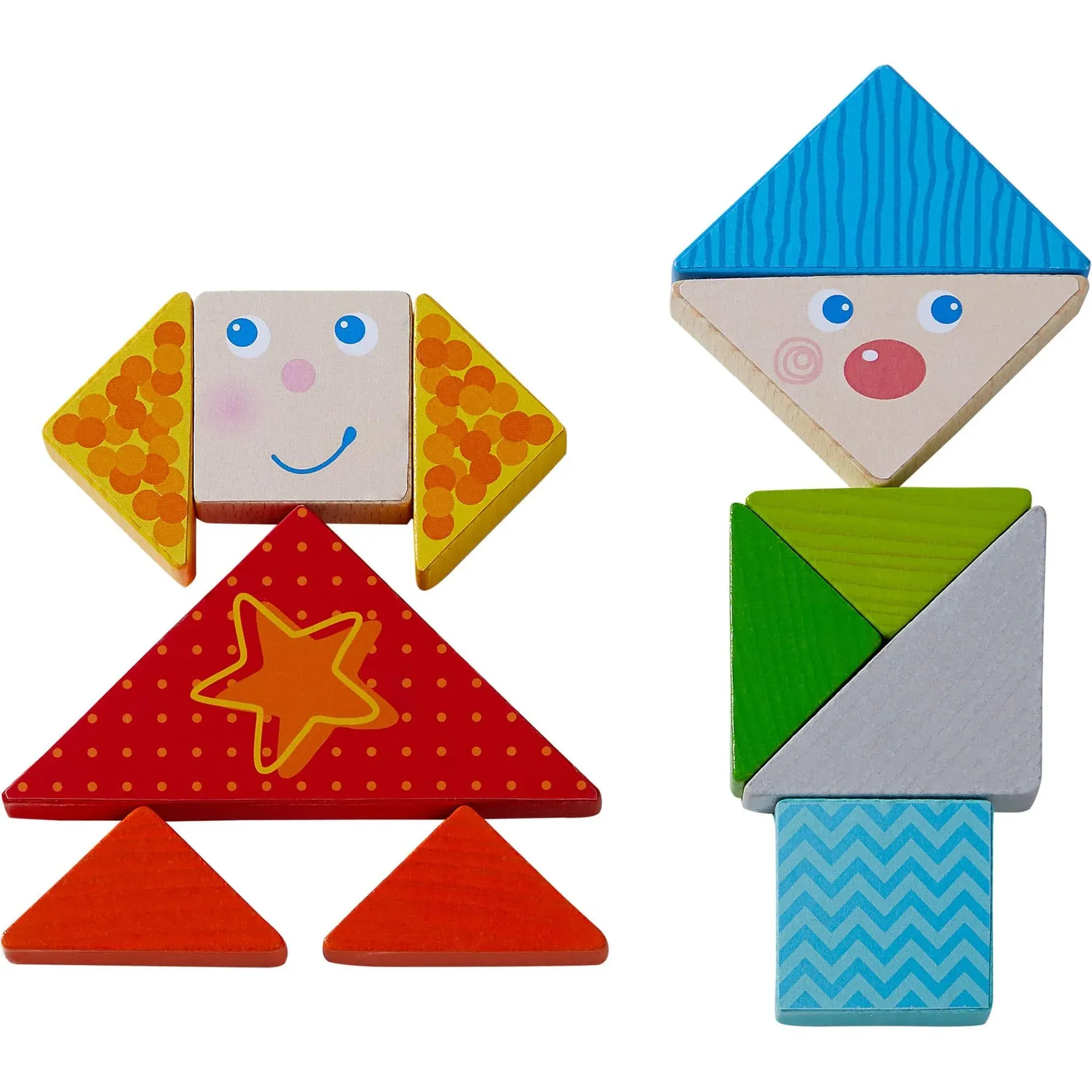 Haba Arranging Game Funny Faces Tangram