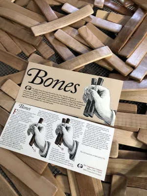 Hardwood Maple Musical Rhythm Bones
