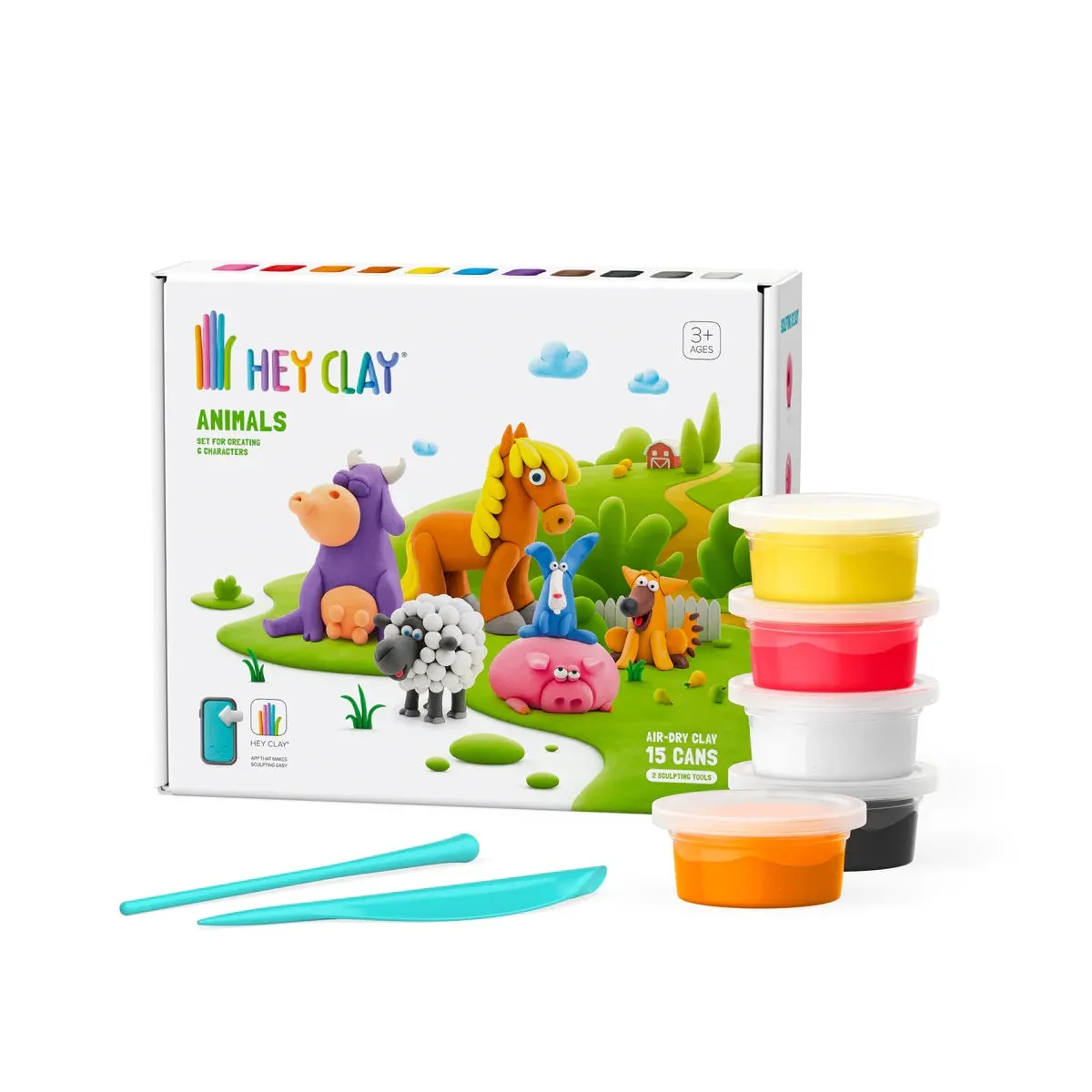 Hey Clay Animals large set