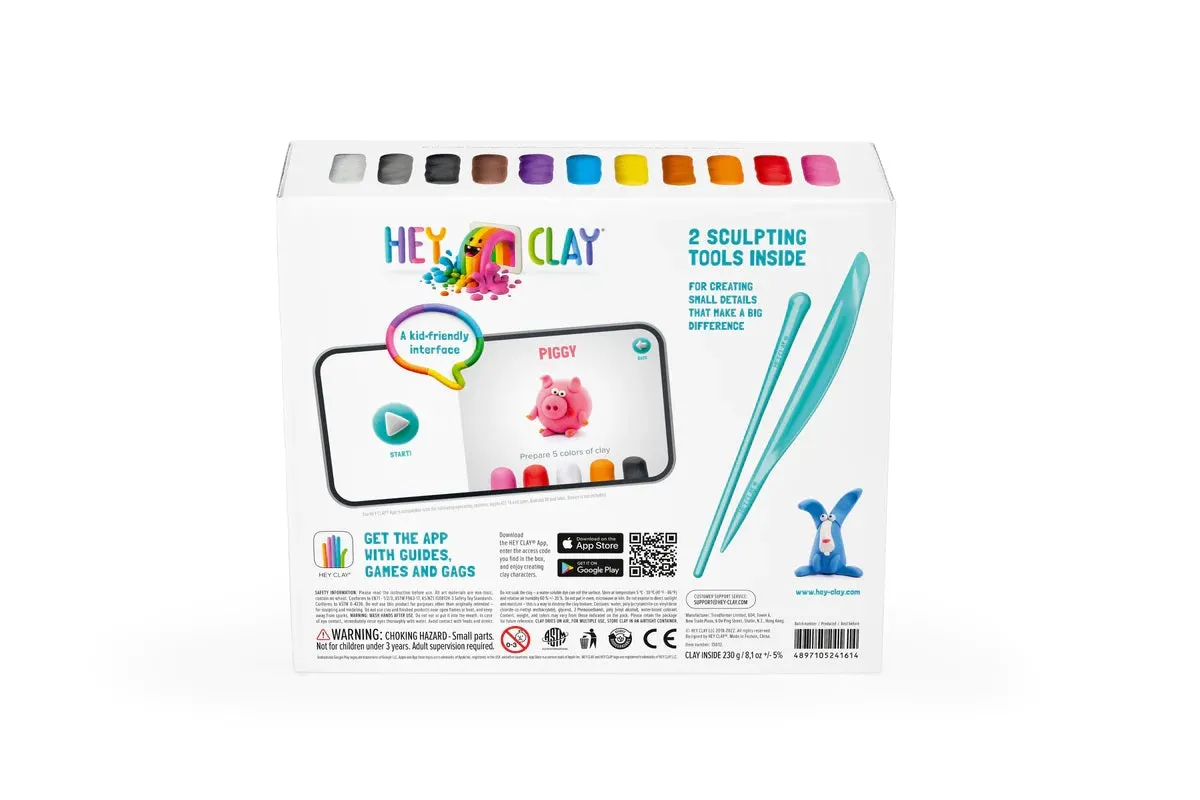 Hey Clay Animals large set