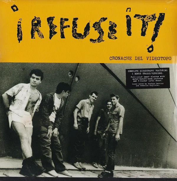I Refuse It! ‎- Cronache Del Videotopo NEW 2XLP