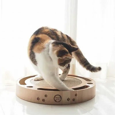 Interactive Cat Track Ball Scratcher